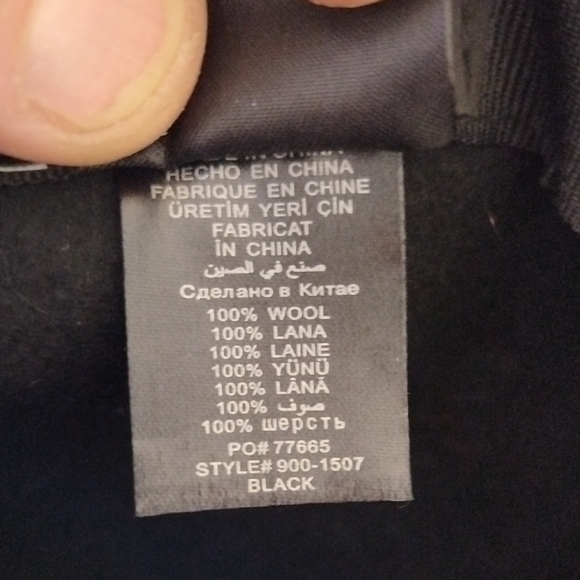 Bebe Black Fedora Hat Sleek Accessories - Picture 4 of 4